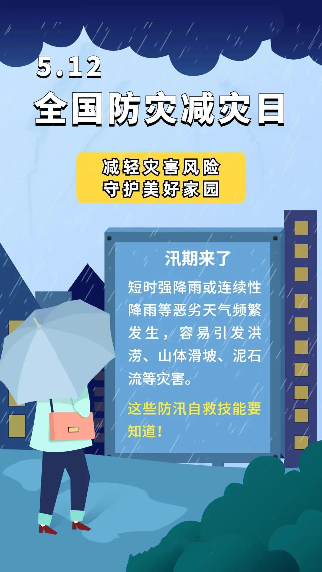 防灾减灾宣传周  科普小知识